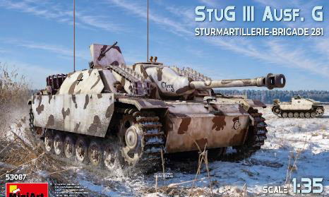 Mini Art 1/35 StuG III Ausf. G 28th Sturmartillerie Plastic Model imagen 1