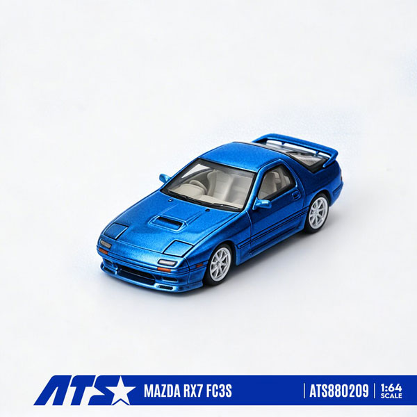 ATS-MODELS 1/64 MAZDA RX-7 FC3S Cobalt Blue Metallic Bild 1