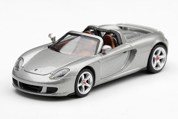 MINI GT 1/64 포르쉐 카레라 GT GT 실버 (좌핸들)