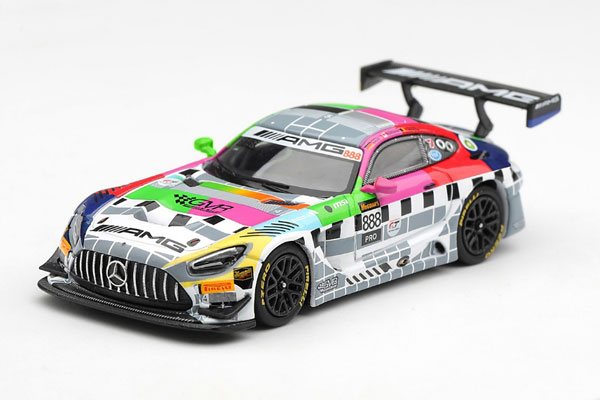 MINI GT 1/64 Mercedes AMG GT3 Bathurst 12 Hour 2025 #888 Mercedes-AMG 2025 Team GMR Meguiar's (Left-hand Steering)