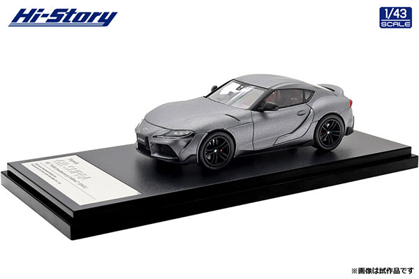 Hi-Story 1/43 Toyota GR SUPRA RZ "35th Anniversary Edition" (2021) Matte Storm Gray Metallic