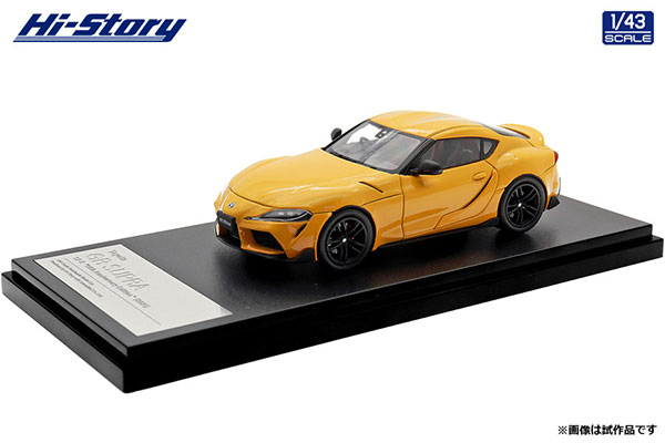 Hi-Story 1/43 토요타 GR 수프라 SZ-R "35주년 기념 에디션" (2021) 라이트닝 옐로우