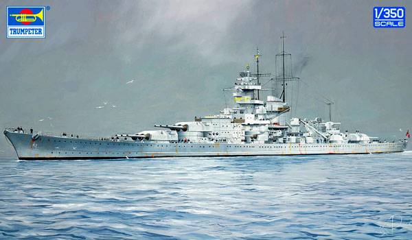 Trumpeter Model 1/350 German Navy Battleship Gneisenau Plastic Model