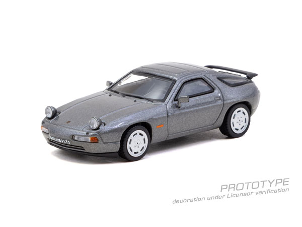 Tarmac Works 1/64 Porsche 928 S4 Grey Metallic (Paper Box)
