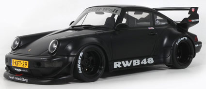 GT Spirit 1/18 RWB BLACK 2013 (Matte Black)
