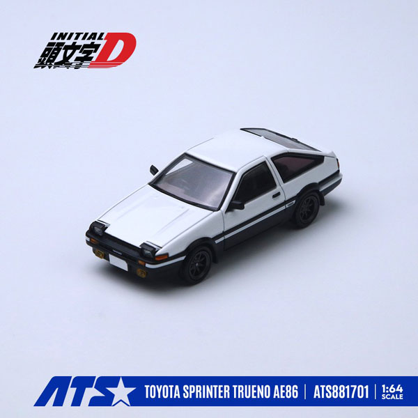 ATS-MODELS 1/64 Toyota Sprinter Trueno AE86 White Bild 1