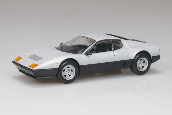 Aoshima RakuPla Snap Kit No.26-SR Ferrari 512 BB (Silver) Plastic Model