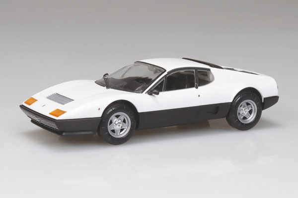 Aoshima RakuPla Snap Kit No.26-WE Ferrari 512 BB (White) Plastic Model
