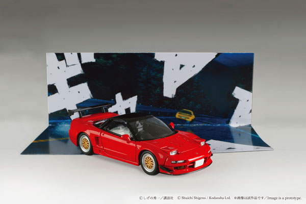 HobbyJAPAN 1/64 Honda NSX/ Initial D Go Hojo VS Keisuke Takahashi gambar 1