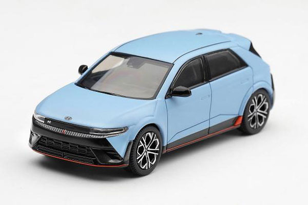 MINI GT 1/64 현대 아이오닉 5N 퍼포먼스 블루 매트 (좌핸들) 한국 독점