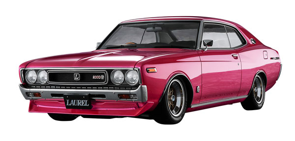 Hasegawa 1/24 Nissan Laurel HT 2000SGX (KHC130) Early Model (1972) "Custom Version" Plastic Model