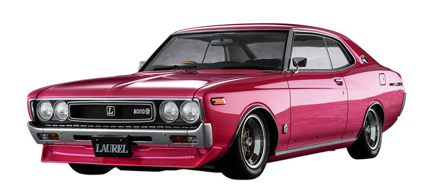 Hasegawa 1/24 Nissan Laurel HT 2000SGX (KHC130) Early Model (1972) "Custom Version" Plastic Model Bild 1