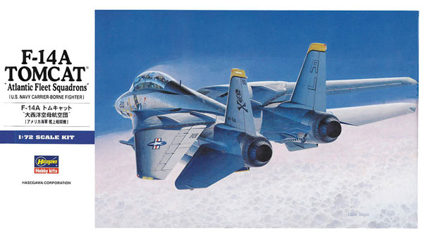 Hasegawa 1/72 F-14A Tomcat "Atlantic Fleet Squadrons" Plastic Model