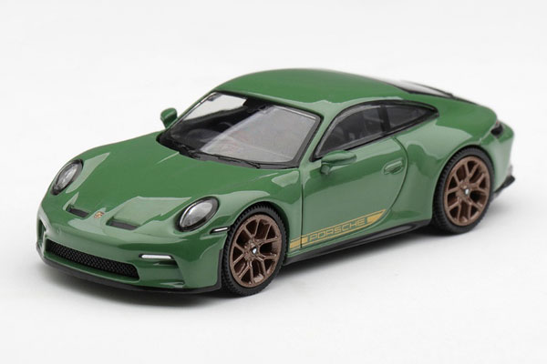 MINI GT 1/64 Porsche 911 (992) GT3 Touring Auratium Green (Right-hand Steering)