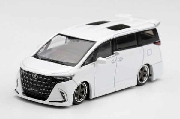 MINI GT 1/64 Toyota Alphard 40 KUHL White (Left-hand Steering)