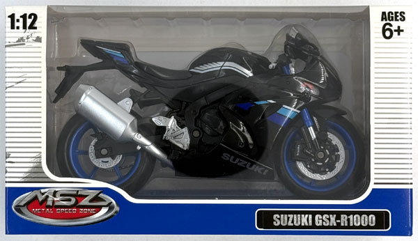Peanuts Club METAL SPEED ZONE 1/12 SUZUKI GSX-R1000 Black