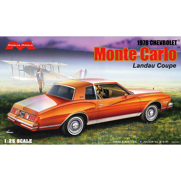 Moebius Models 1/25 1978 쉐보레 몬테카를로 랜도 쿠페 프라모델