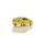 MOTORHELIX 1/64 Mitsubishi Lancer Evolution IV GSR Customized Yellow w/CF Bonnet Bild 3