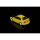 MOTORHELIX 1/64 Mitsubishi Lancer Evolution IV GSR Customized Yellow w/CF Bonnet Bild 5
