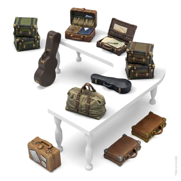 Green Stuff World 1/35 Suitcase Set รูปภาพ 1