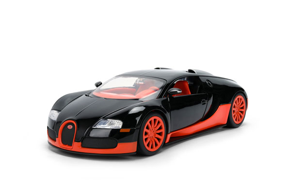 Jada Toys 1/24 2011 Bugatti Veyron Black/Orange