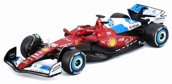 Bburago 1/43 페라리 SF-25 마이애미 GP 2025 No.16 C. 르클레르 윈도우 박스