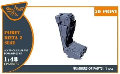 Clear Prop! 1/48 Fairey Delta 2 Ejection Seat (For Dorawings)