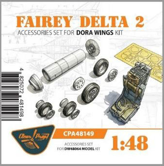 Clear Prop! 1/48 Fairey Delta 2 Accessory Set (For Dorawings)