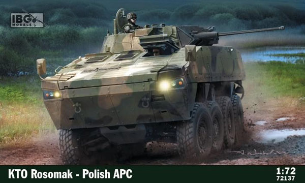 IBG 1/72 KTO Rosomak Armored Vehicle "Polish Armed Forces" Plastic Model