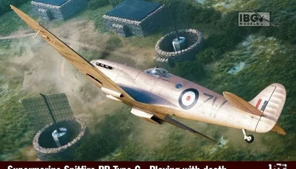 IBG 1/72 Spitfire PR Type G "Playing with Death" Plastic Model รูปภาพ 1