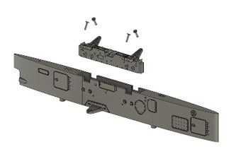 Kopecky Scale Models 1/48 F-5 Tiger II Fuselage Lower Pylon (For AFV Club)