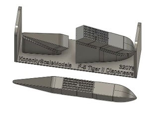 Kopecky Scale Models 1/32 F-5 Tiger II Chaff Dispenser (For Kitty Hawk / ZIMI Model)