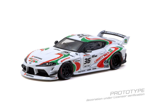 Tarmac Works 1/64 LB-WORKS TOYOTA SUPRA (A90) White image 1