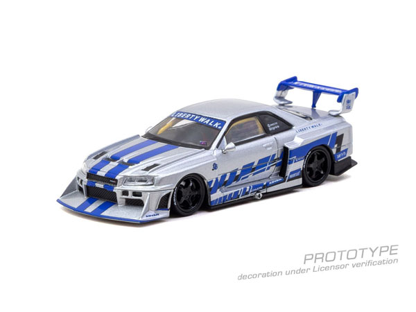 Tarmac Works 1/64 LB-ER34 Super Silhouette SKYLINE MGMINI