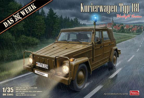 Das Werk 1/35 Kurierwagen Type 181 "Bluelight Version" Plastic Model