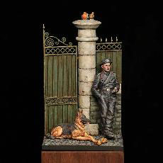 LIANG-Model 1/35 Base with Gate & Wall 02