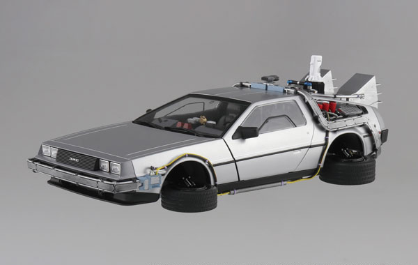 Aoshima Movie Mecha No.BT-06 1/24 Back To The Future Part II w/Time Machine Figure Plastic Model Bild 1