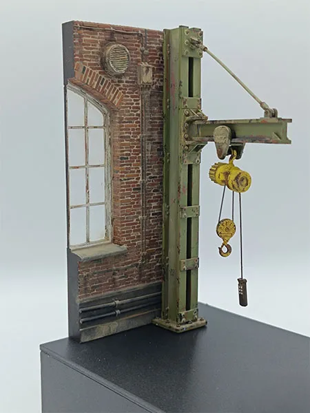 VG DioModels 1/35 Regular Diorama Base Factory w/Hoist gambar 1