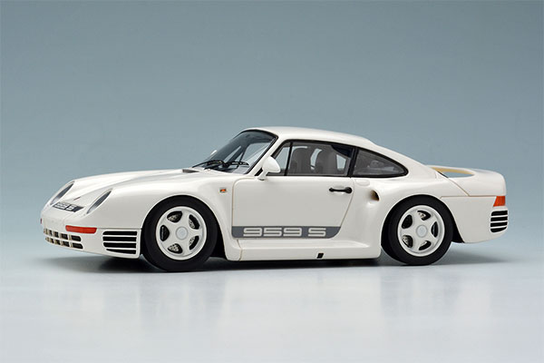 Make Up 1/43 Porsche 959 S 1986 White/Grey Stripe Bild 1