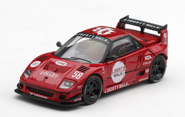 MINI GT 1/64 Mazda AZ-1 Liberty Walk LB40 LB-Hinomaru Red (Right-hand Steering) hình ảnh 1