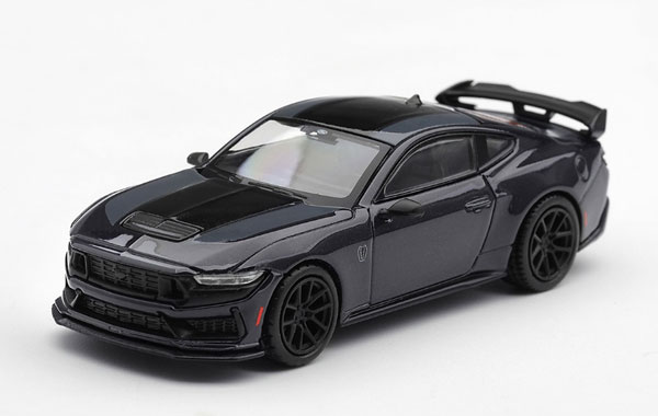 MINI GT 1/64 Ford Mustang Dark Horse Blue Ember (Right-hand Steering) รูปภาพ 1