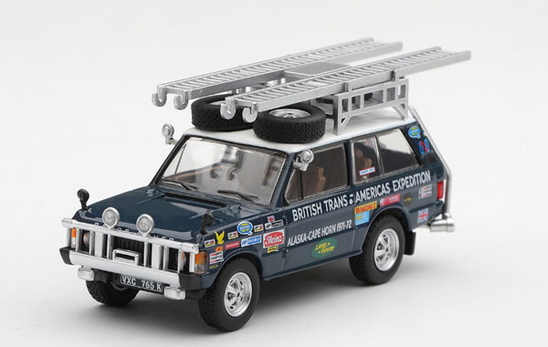 MINI GT 1/64 Range Rover 1971 British Trans-Americas Expedition VXC-765K (Left-hand Steering) Bild 1