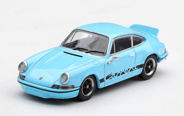 MINI GT 1/64 Porsche 911 Carrera RS 2.7 Gulf Blue/Black Livery (Right-hand Steering) Bild 1