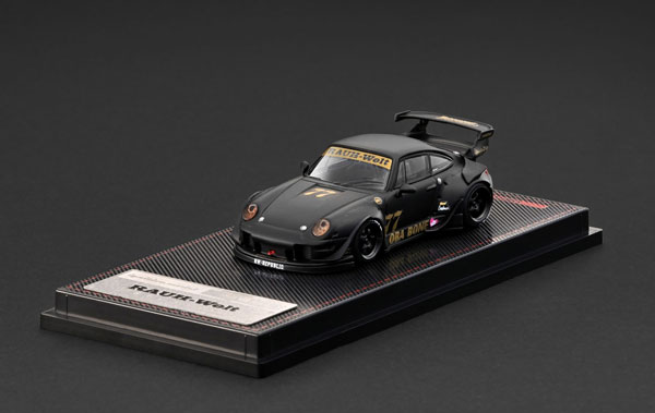 Ignition Model 1/64 RWB 993 Matte Black gambar 1
