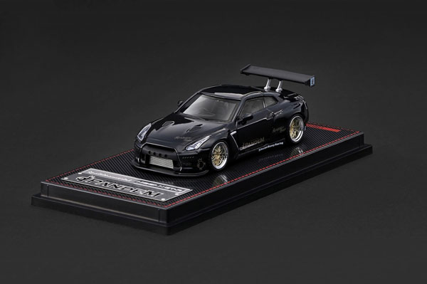 Ignition Model 1/64 팬덤 R35 GT-R 블랙 메탈릭