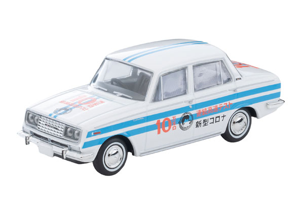 Tomytec Tomica Limited Vintage LV-64c Toyopet Corona 1500 Deluxe Public 100,000 km Continuous High-Speed Driving Test Car '64 Model image 1