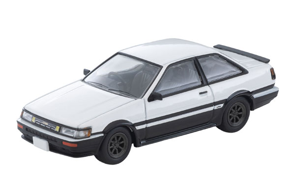 Tomytec LV-N304d Toyota Corolla Levin 2-door GT-APEX Car w/RS Watanabe Wheel (White/Black) '85 Model