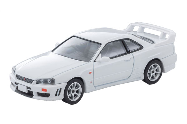 Tomytec LV-N365b Nissan Skyline 2-door Sport Coupe 25GT TURBO w/Option Part (White) 1998 Model image 1