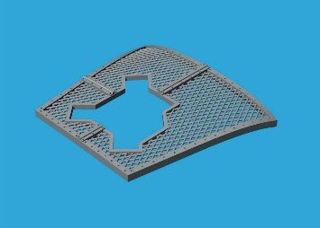 Quickboost 1/72 Westland Wessex HC.2 Engine Grill (For Airfix)