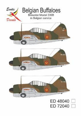 Toro Model 1/48 Belgian Air Force Buffaloes B-339B hình ảnh 1